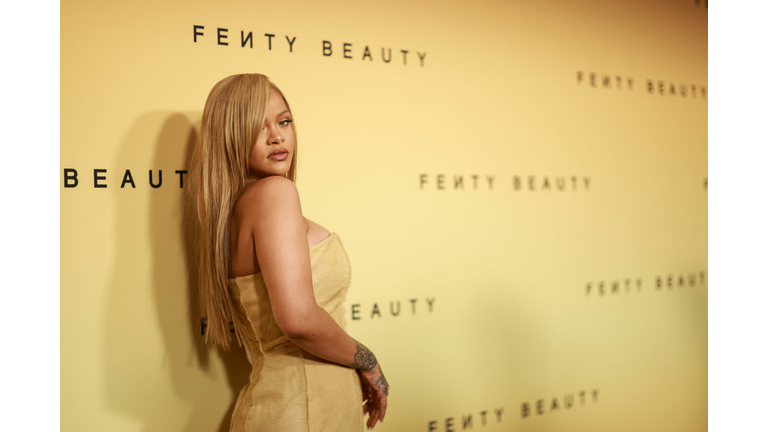 Rihanna Celebrates New Product Launch For Her Fenty Beauty Brand In Los Angeles, California