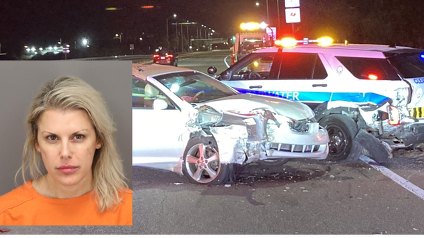 DUI Suspect Slams Into Clearwater Police Car, Injuring Officer 