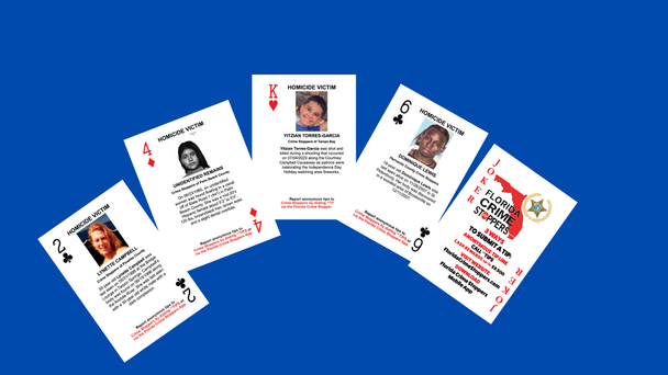 FL Attorney General Cuts Cards To Close Cold Cases 