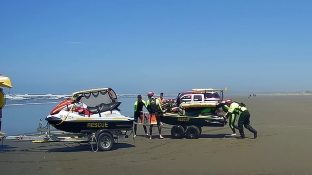 Surfers Rescued From Rip Current