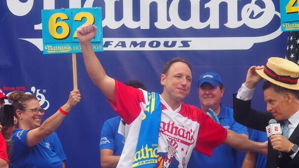 16-Time Champion Joey Chestnut Breaks Silence After Hot Dog Contest Ban