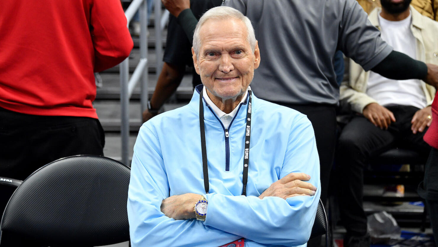 Celebrities At The Los Angeles Clippers Game