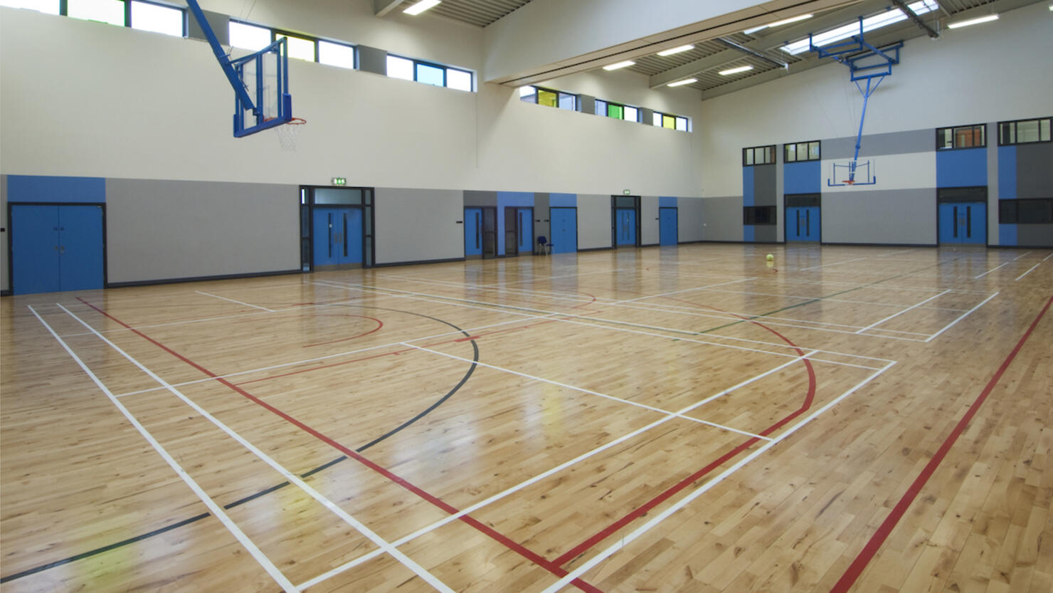 Indoor Basketball Sports Hall