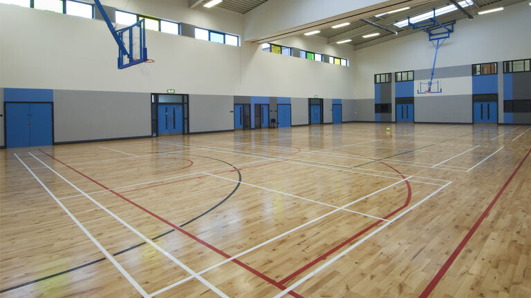 Indoor Basketball Sports Hall