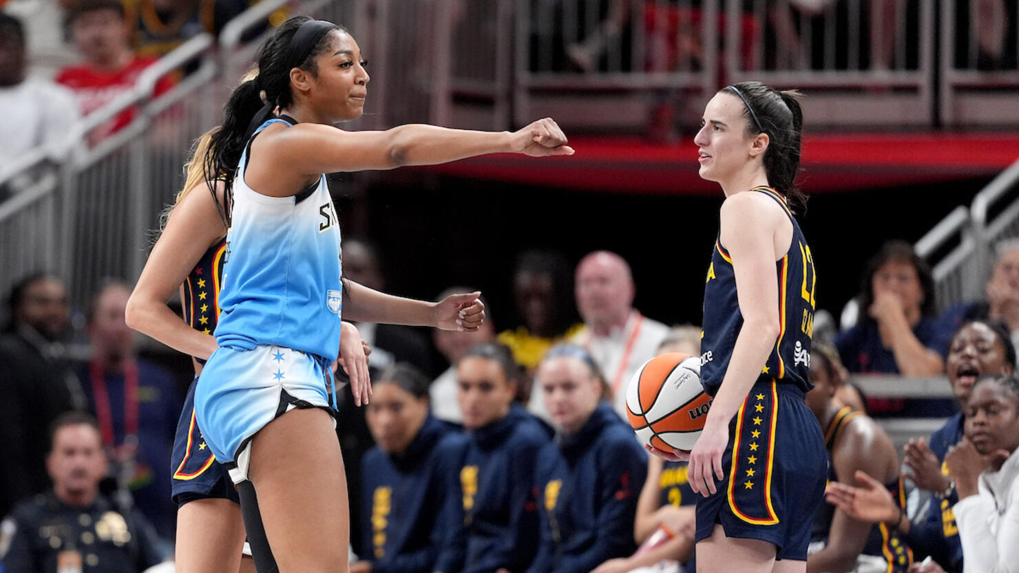 Angel Reese References 'Special Whistle' After Flagrant Caitlin Clark Foul  | iHeart