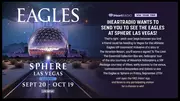 How You Can Win VIP Tickets To See The Eagles At The Sphere In Las Vegas