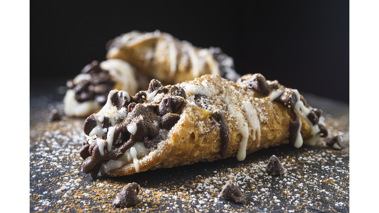 Italian cannoli pastry