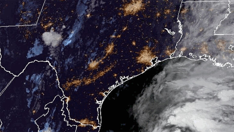 A storm strengthens in the Gulf Coast