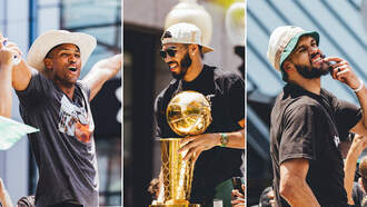 PHOTOS: Celtics Parade Rolls Through Boston