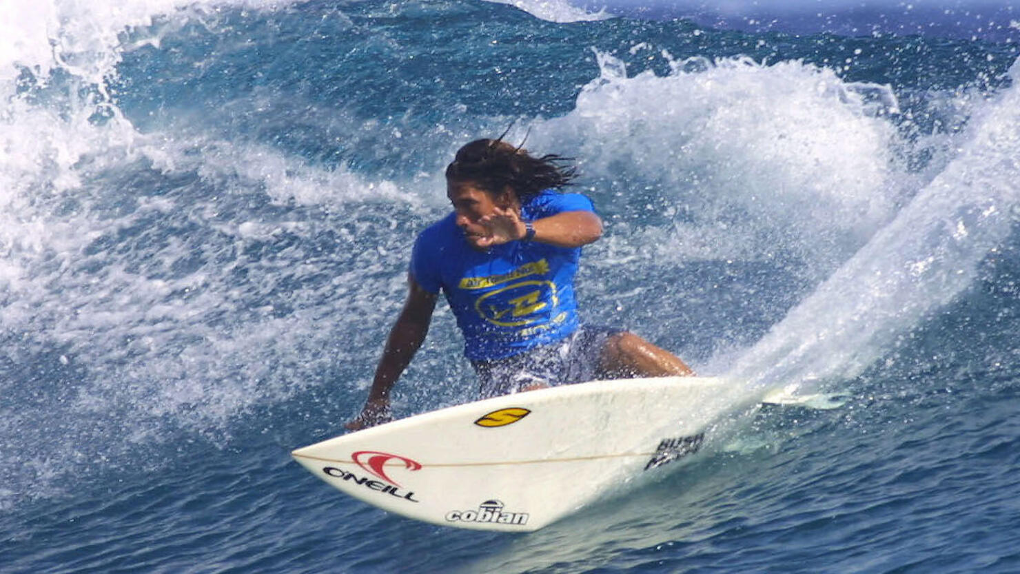 Tamayo Perry of Hawaii in action