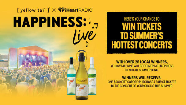[ yellow tail ] is bringing you fun summer prizes PLUS a trip for 2 to iHeartRadio Music Festival!