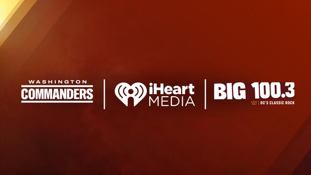 BIG100 is the Official Flagship Station of the Washington Commanders!