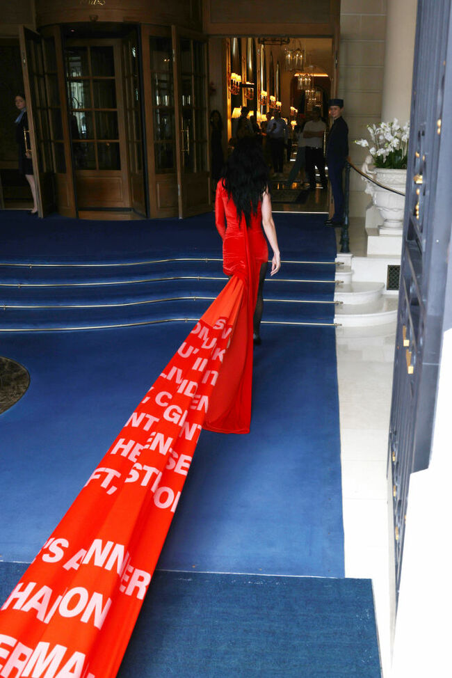Celebrity Sightings - Paris Fashion Week - Haute Couture Fall/Winter 2024/25 - Day Two