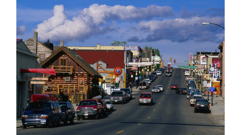 Main Street of town, Ely, United States of America