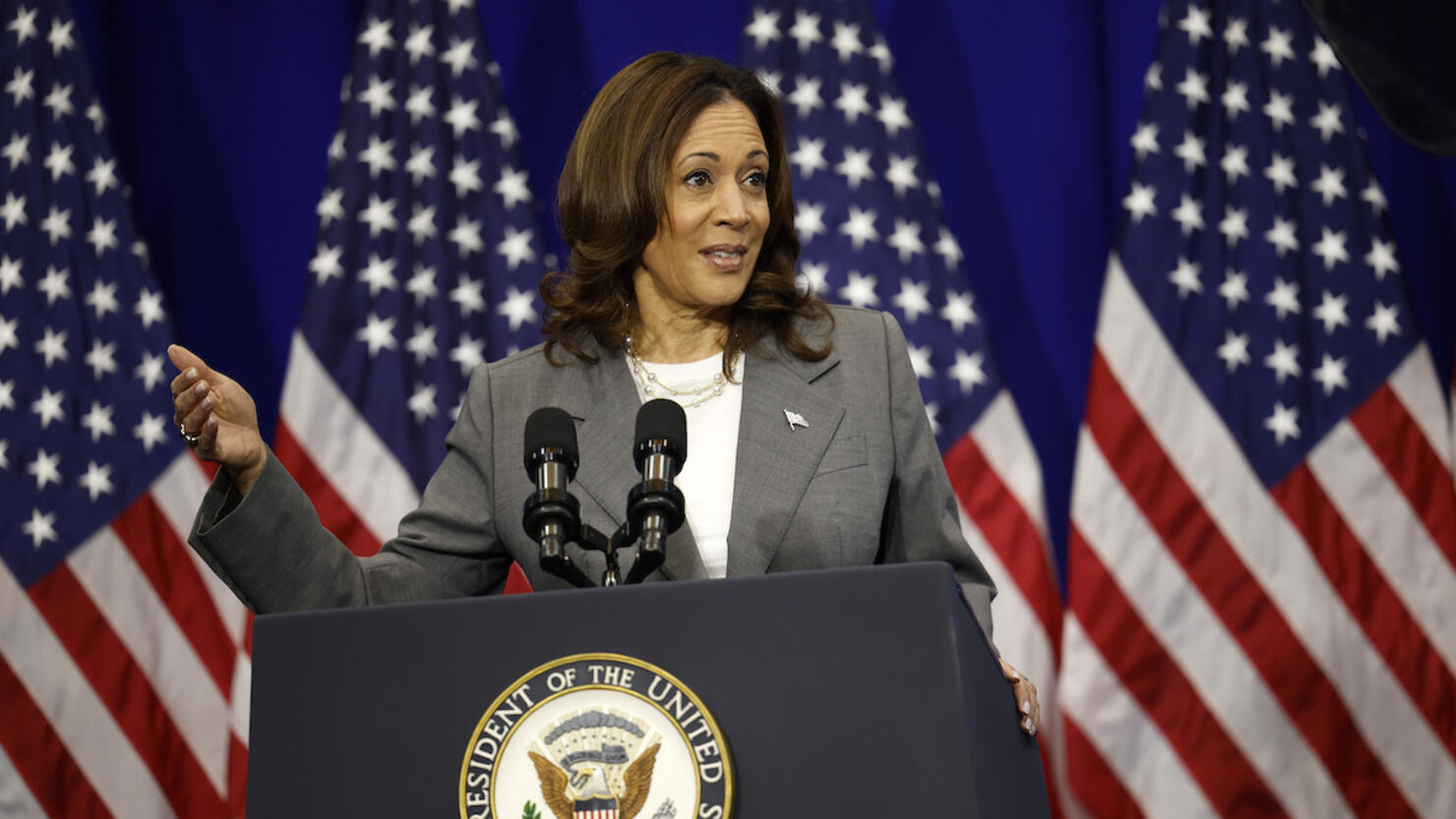 Vice President Harris Holds Campaign Event In Maryland On Anniversary of Roe v. Wade Being Overturned