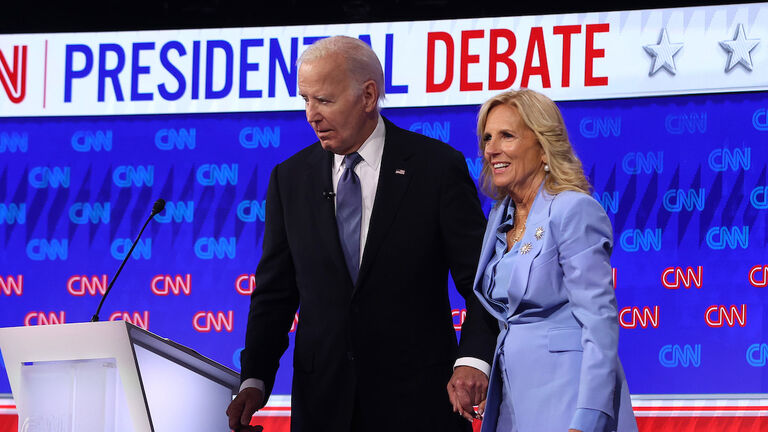 Donald Trump And Joe Biden Participate In First Presidential Debate