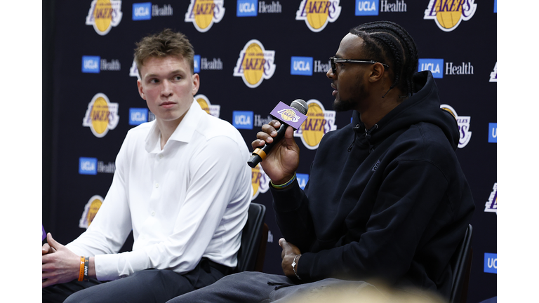 Los Angeles Lakers Introduce Bronny James & Dalton Knecht