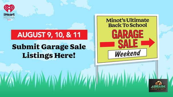 Minot's Ultimate Back To School Garage Sale Weekend! 