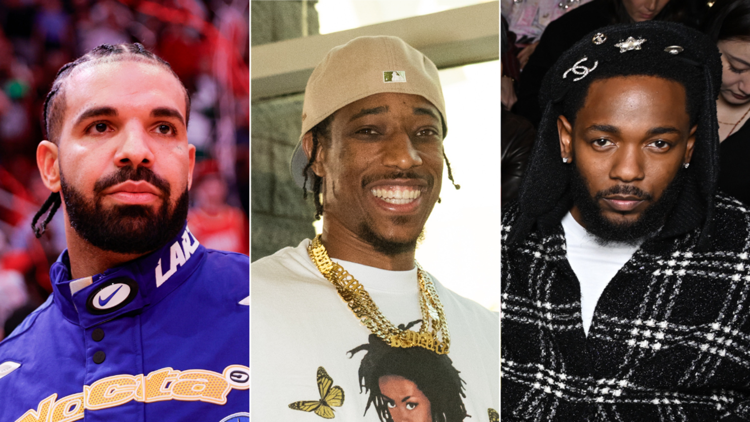 Drake, DeMar DeRozan & Kendrick Lamar