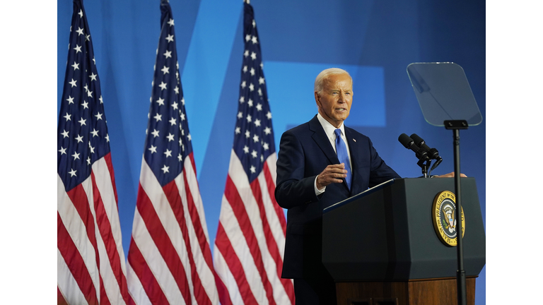 President Biden Holds NATO Summit News Conference As Questions Surround His Candidacy