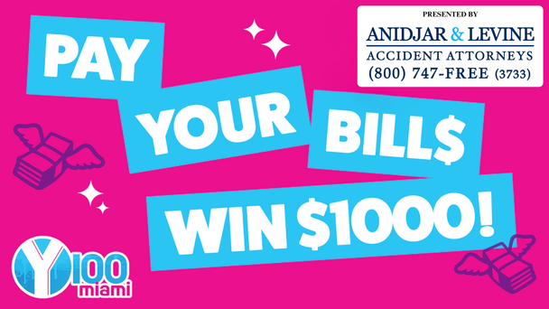 Listen To Y100.7 To Pay Your Bills!