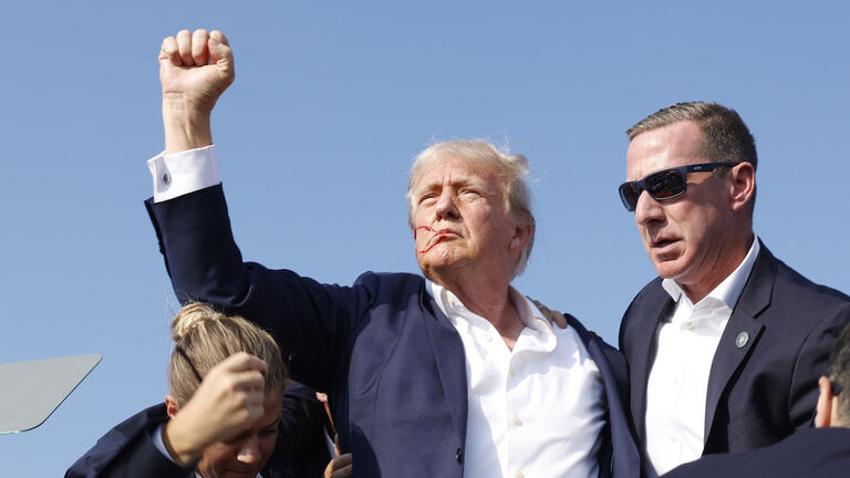 Donald Trump Injured During Shooting At Campaign Rally In Butler, PA