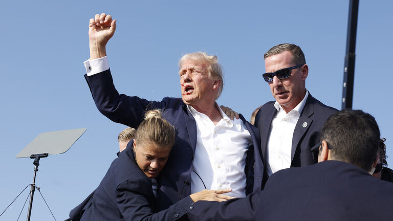 Donald Trump Injured During Shooting At Campaign Rally In Butler, PA