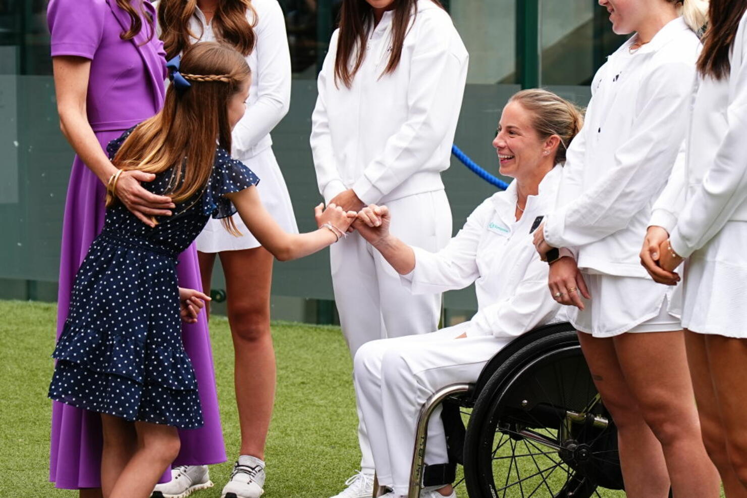 The Princess of Wales and Princess Charlotte Attend Wimbledon 2024 - Day 14