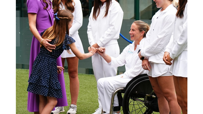 The Princess of Wales and Princess Charlotte Attend Wimbledon 2024 - Day 14