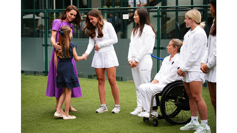 The Princess of Wales and Princess Charlotte Attend Wimbledon 2024 - Day 14