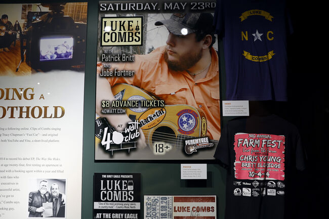 Country Music Hall of Fame® and Museum Opens New Exhibit Luke Combs: The Man I Am