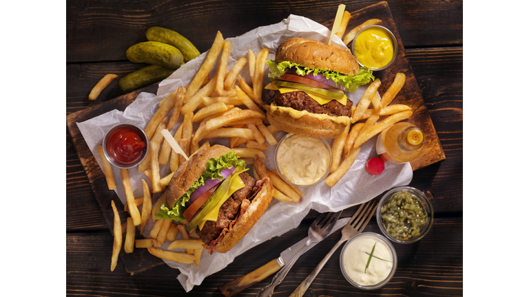 Burgers and Fries