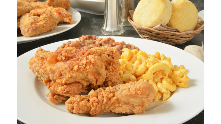 Fried chicken dinner