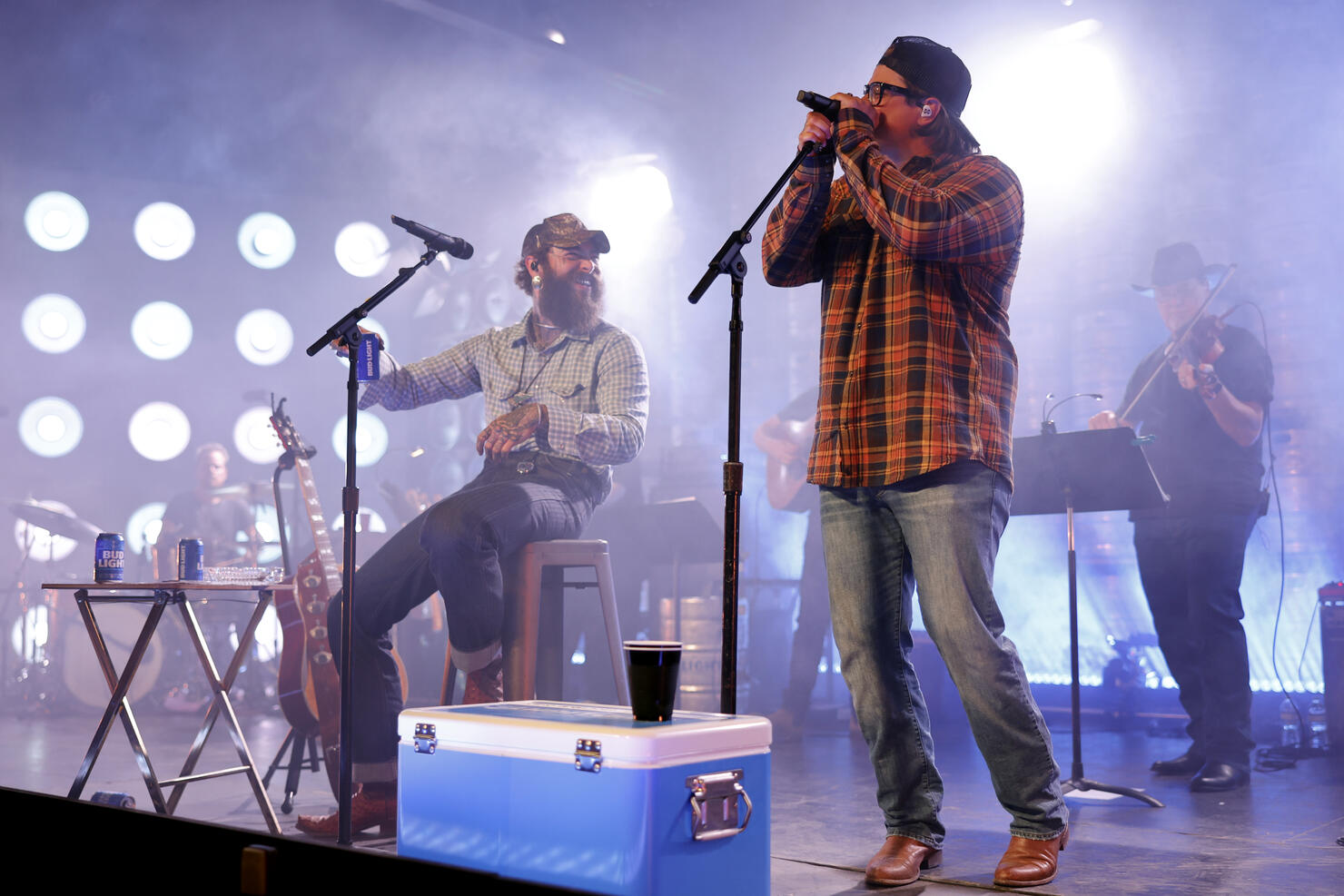 9x RIAA diamond-certified, GRAMMY® Award-nominated phenomenon Post Malone rocks out at Nashville's Marathon Music Works on Tuesday night as part of Bud Light's 'A Night in Nashville'