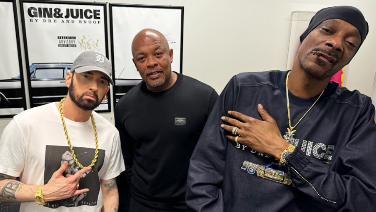 Dr. Dre, Snoop Dogg & Eminem Reunite For Rare International Performance