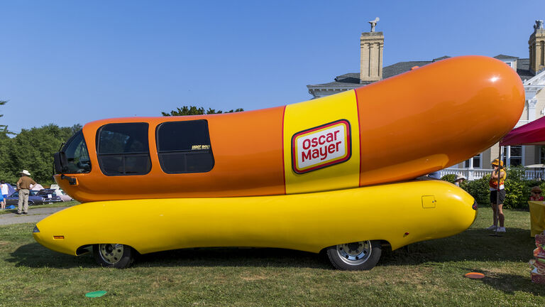 The Oscar Meyer Weiner Mobile Visits Boston, MA