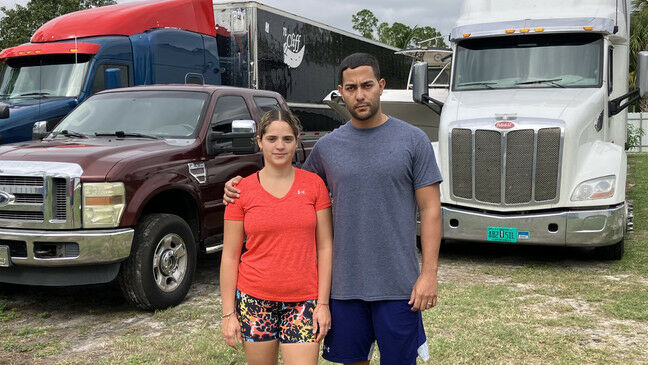 Natalia Melian & Her Husband-Loxahatchee Truckers