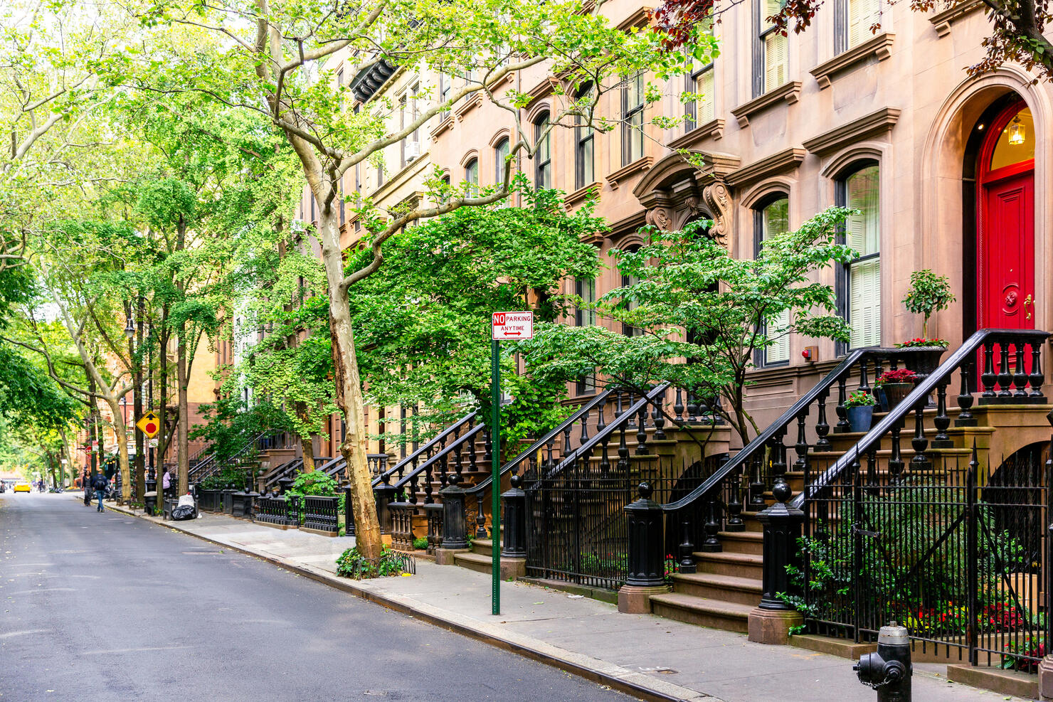 Residential buildings in West Village, New York City, USA
