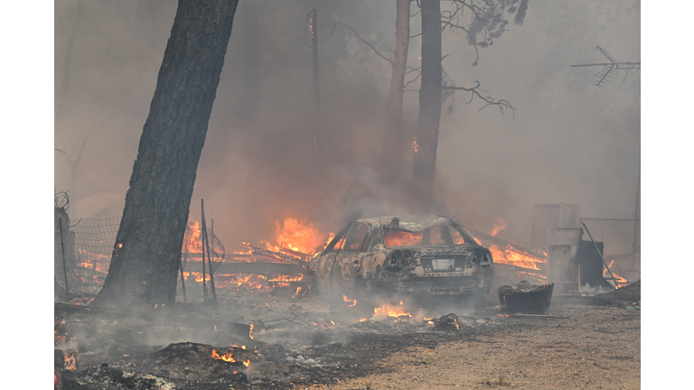 Park Fire: Wildfire in Chico of California