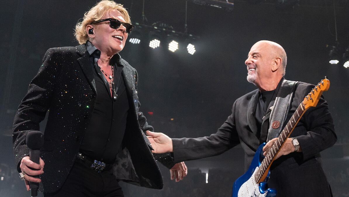 Axl Rose Joins Billy Joel Onstage At Historic Madison Square Garden Show