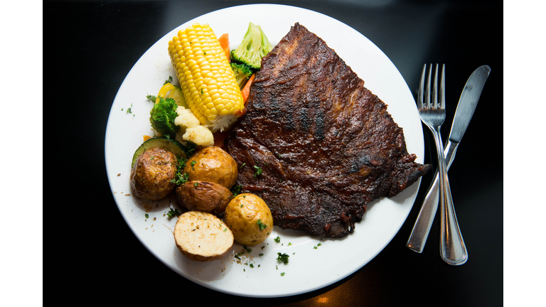 Steak dinner