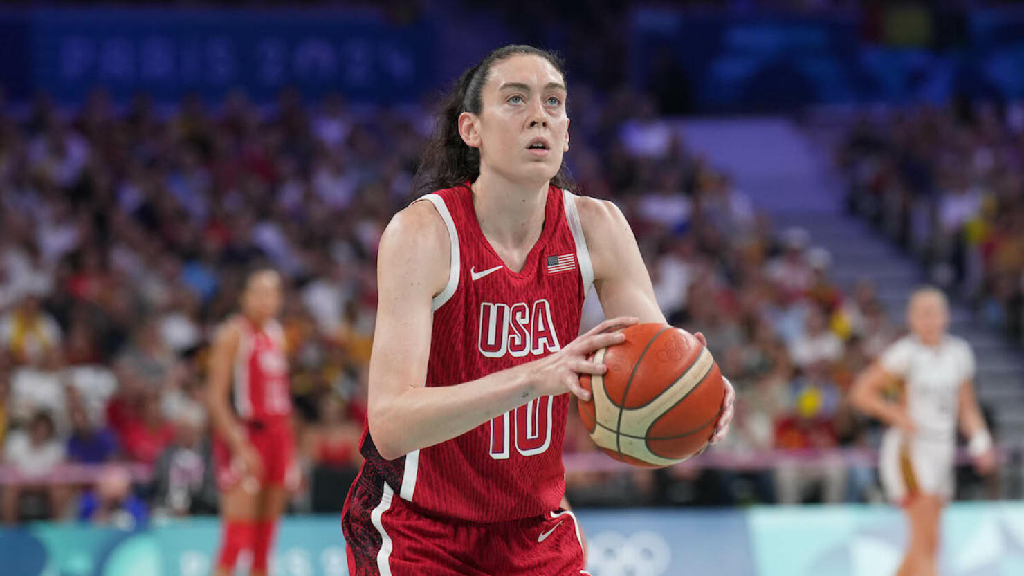2024 Olympics - Women's Basketball: Belgium v USA