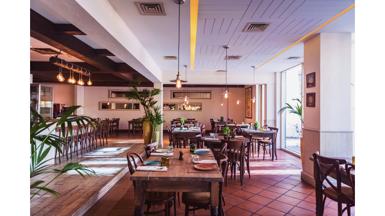 An Italian Restaurant Interior Setup