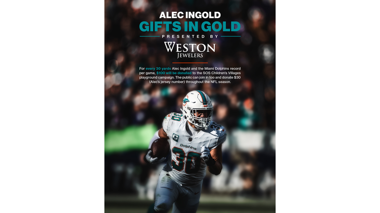 Alec Ingold Gifts in Gold, Presented by Weston Jewelers 4x5