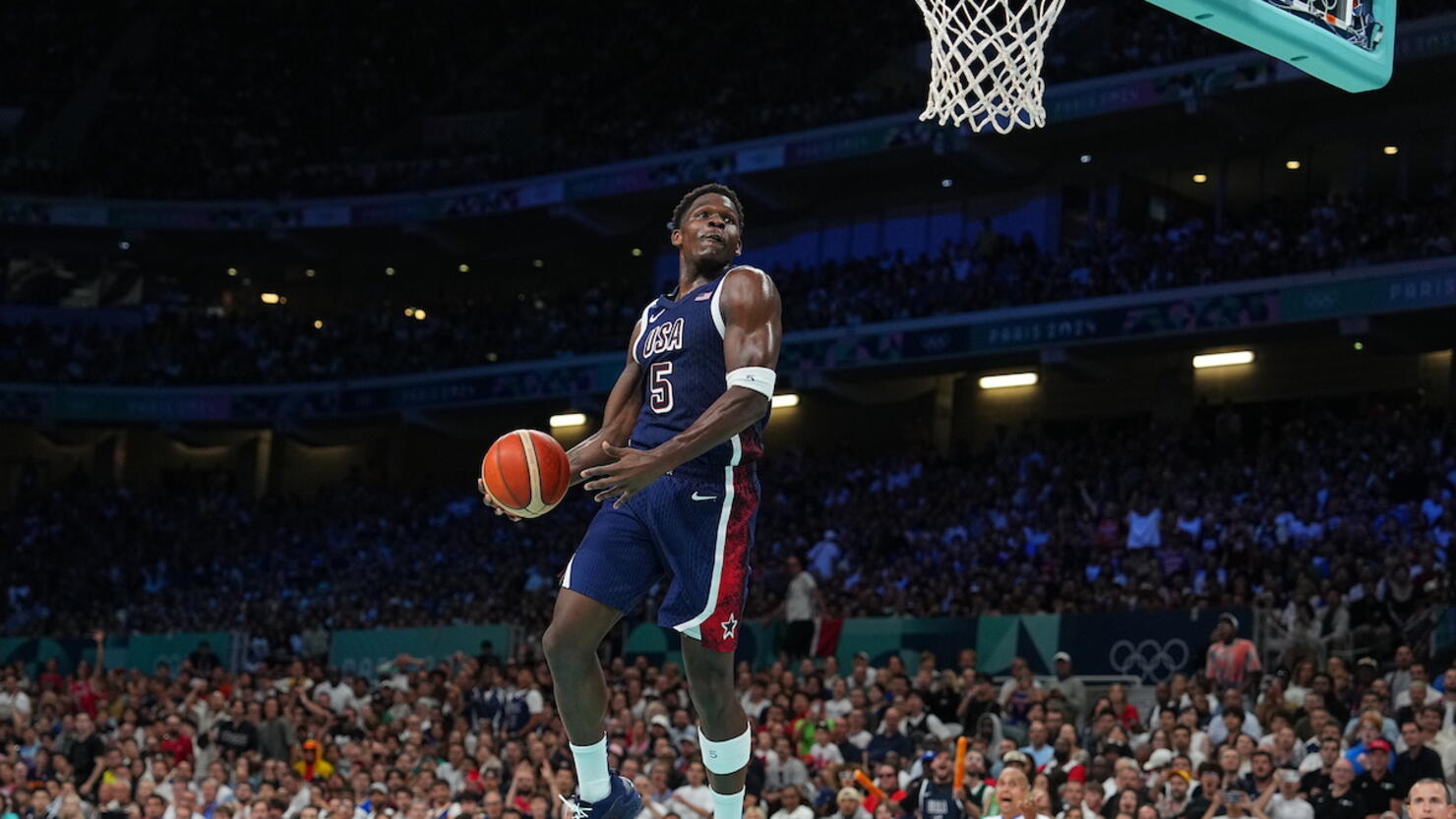 2024 Olympics - Men's Basketball: USA v Puerto Rico