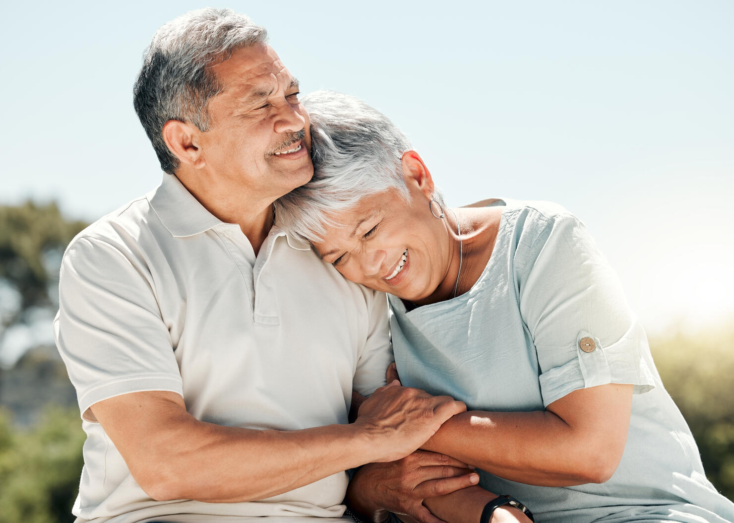 Shot of senior couple spending time together in nature