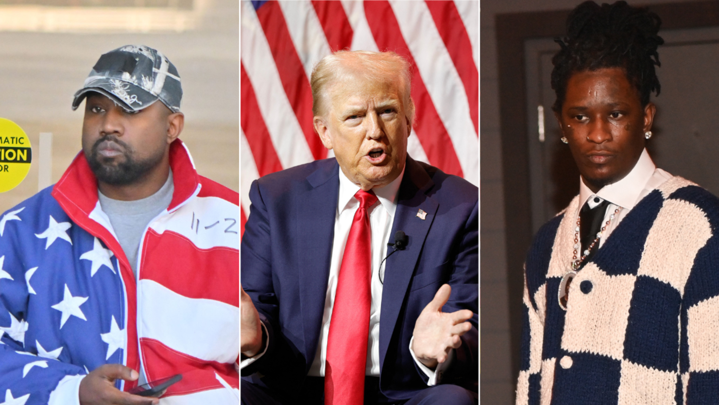 Ye, Donald Trump & Young Thug