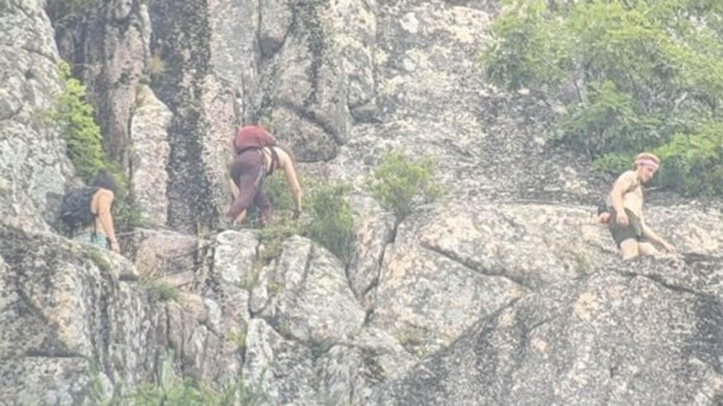 Three people trespassing in Acadia National Park