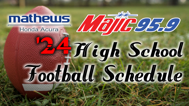 Majic 95.9 H.S. Football Broadcast schedule