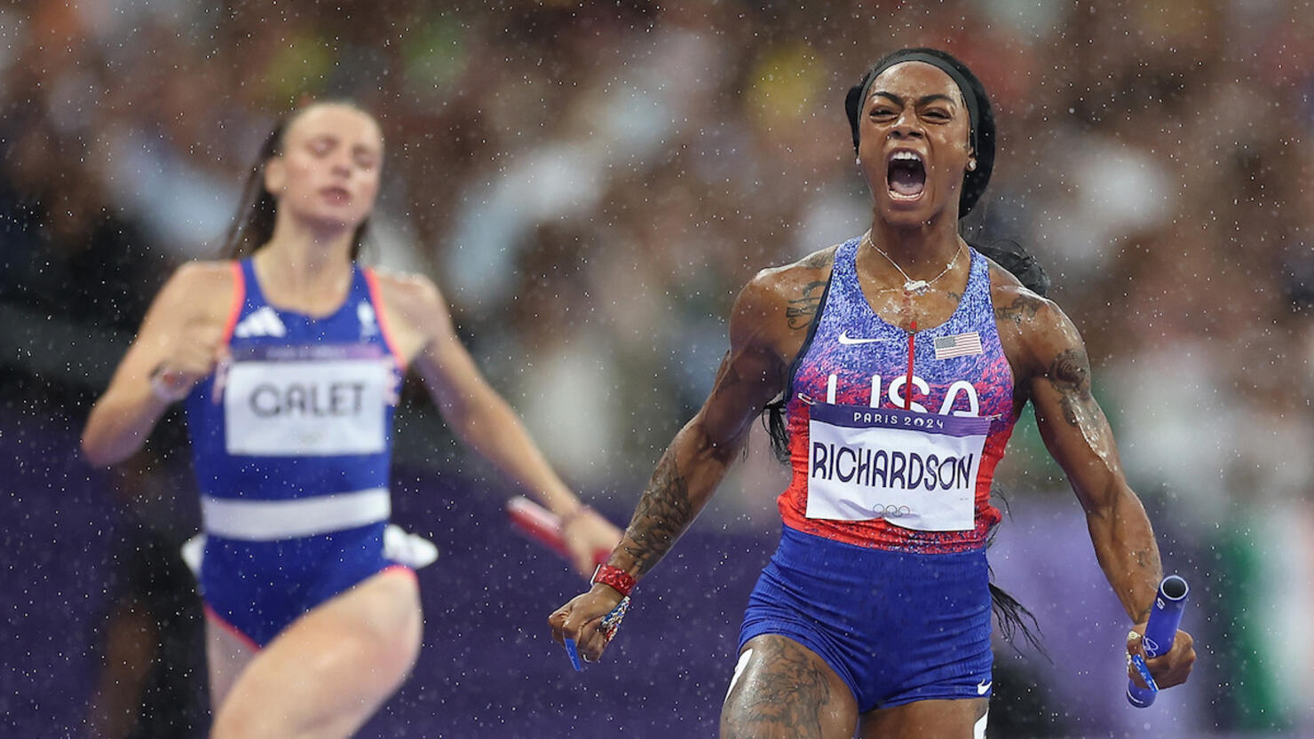 Olympics Day 14 Results Sha'Carri Richardson Wins Gold In Relay iHeart